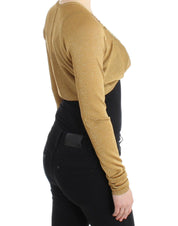 Gold embellished gold shrug
