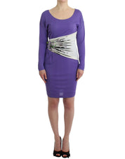 Purple longsleeved dress