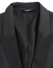 Black wool slim MARTINI blazer