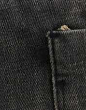 Gray distressed jeans