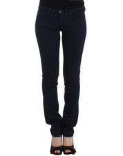 Blue straight leg jeans