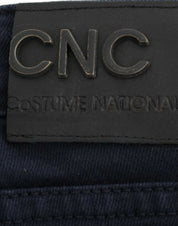 Blue straight leg jeans