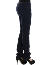 Blue straight leg jeans