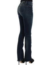 Blue straight leg jeans