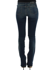Blue straight leg jeans