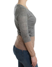 Gray lightweight cardigan