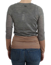 Gray lightweight cardigan