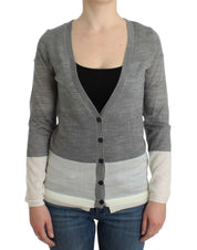 Gray lightweight cardigan