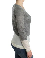 Gray lightweight cardigan