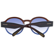 Scotch & Soda Brown Acetate Round Sunglasses