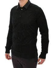 Dark Green Runway Netz Pullover Netted Sweater