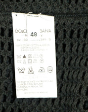 Dark Green Runway Netz Pullover Netted Sweater
