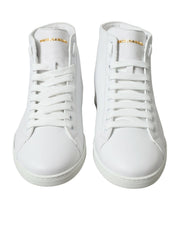 White Saint Tropez High Top Men Sneakers Shoes