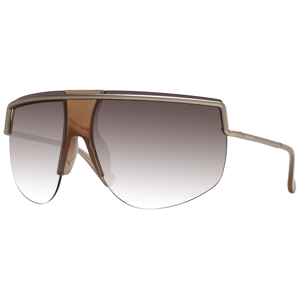 Max Mara Gold Metal Aviator Sunglasses