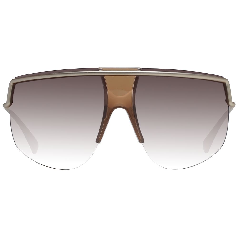 Max Mara Gold Metal Aviator Sunglasses
