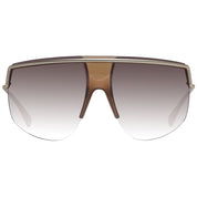 Max Mara Gold Metal Aviator Sunglasses