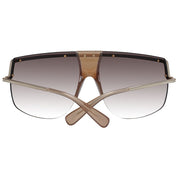 Max Mara Gold Metal Aviator Sunglasses