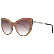 Emilio Pucci Multicolor Plastic Cat Eye Sunglasses