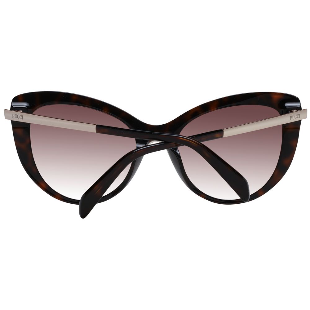 Emilio Pucci Multicolor Plastic Cat Eye Sunglasses