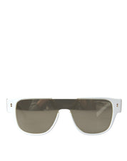 White Acetate Mirror Lenses DG4356 Sunglasses