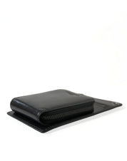 Wallet Black Horse Leather Zip Logo Cross Body Phone Slot
