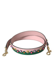 Dolce & Gabbana Pink Leather Shoulder Strap