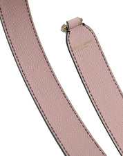 Dolce & Gabbana Pink Leather Shoulder Strap