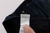 Blue Cotton Regular Fit Denim Jeans