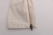 White Slim Fit Casual Jeans