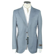 Blue Wool Men's Blazer