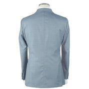 Blue Wool Men's Blazer