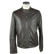 Brown Leather Men's Jacket