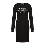 Chic Cotton Blend Logo Dress