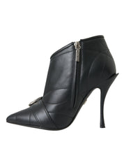 Black Devotion Quilted Buckled Boots Shoes