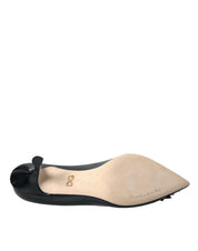 Dolce & Gabbana Black Leather Heels Pumps