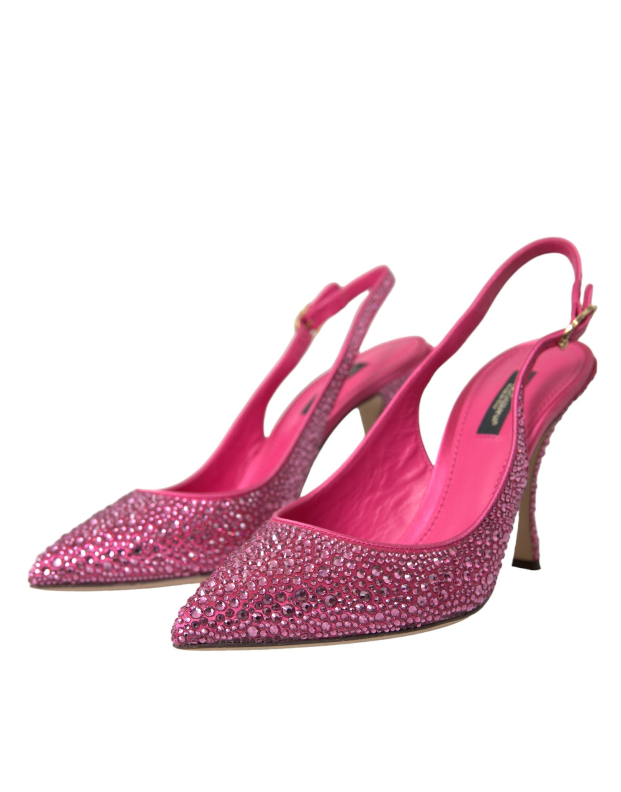Rosa Slingbacks Kristallpumps Skor