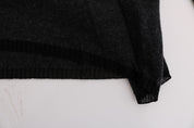 Gray Viscose Knitted Sweater