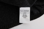 Gray Viscose Knitted Sweater