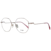 Gold Women Glasses Frame