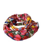 Multicolor Carretto Print Waist Belt