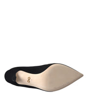 Black White Embroidery Slip On Boots Shoes