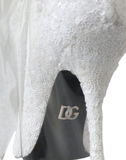 White Heels Stiletto Knee High Boots Shoes