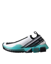 Black White Blue Slip On Sorrento Sneakers Shoes