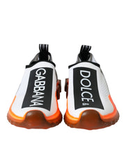Black White Orange Slip On Sorrento Sneakers Shoes