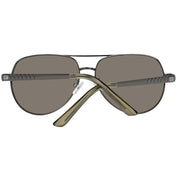 Guess Gunmetal Metal Aviator Sunglasses