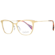 Gold Women Glasses Frame