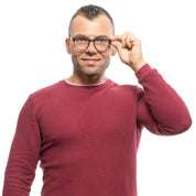 Gray Men Glasses Frame