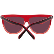 Emilio Pucci Burgundy Plastic Sunglasses