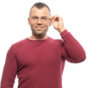 Gold Men Glasses Frame