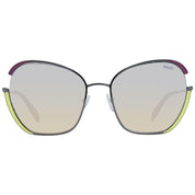 Emilio Pucci Gunmetal Metal Sunglasses